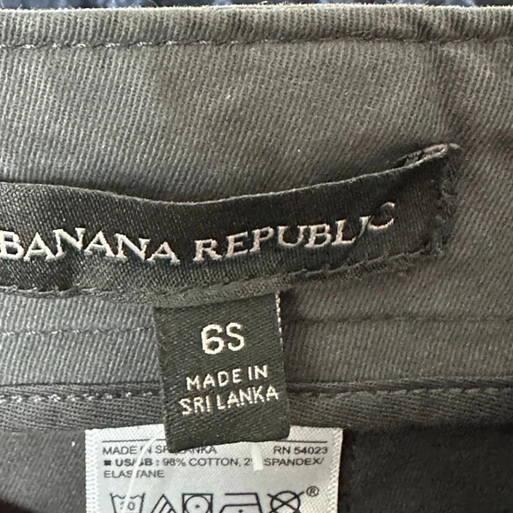 NWT Banana Republic‎ Gray Garment Dyed Joggers Size 6S Petite Minimalist $100 - Picture 3 of 8